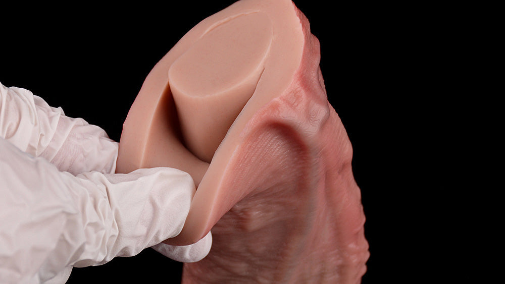 Movable Foreskin Dildos