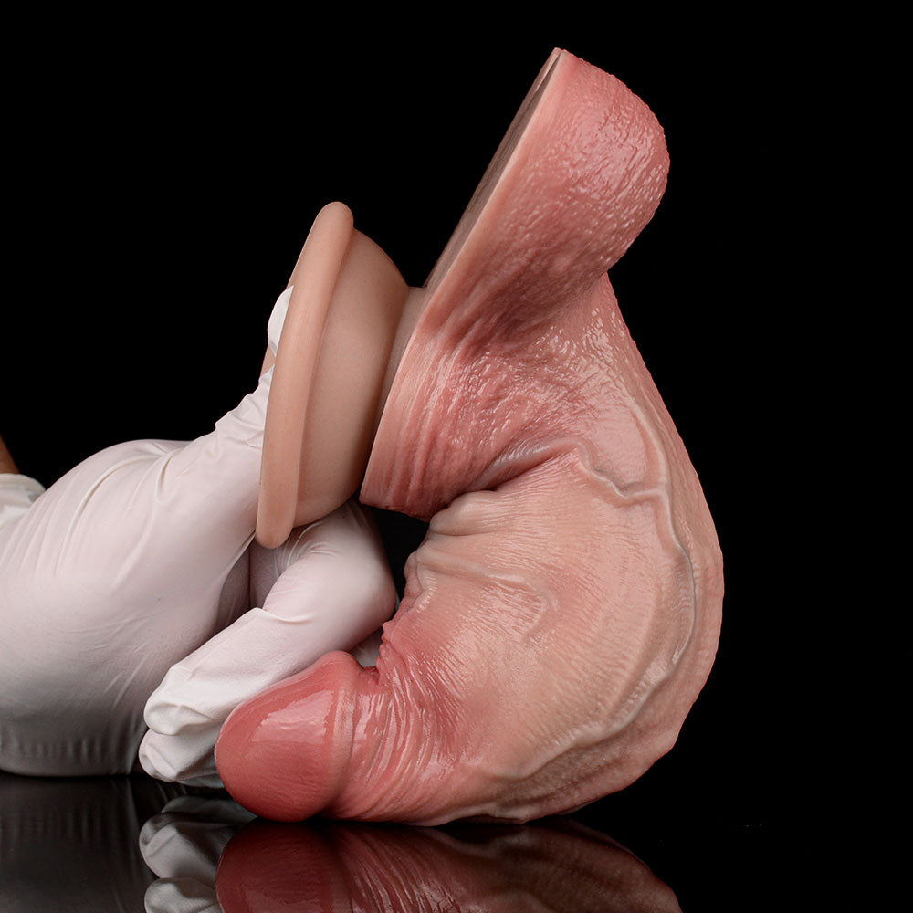 SW811 Luxe Girthy Realistic Silicone Dildo 6.5 Inch with Thick Veins and Tapered Shaft