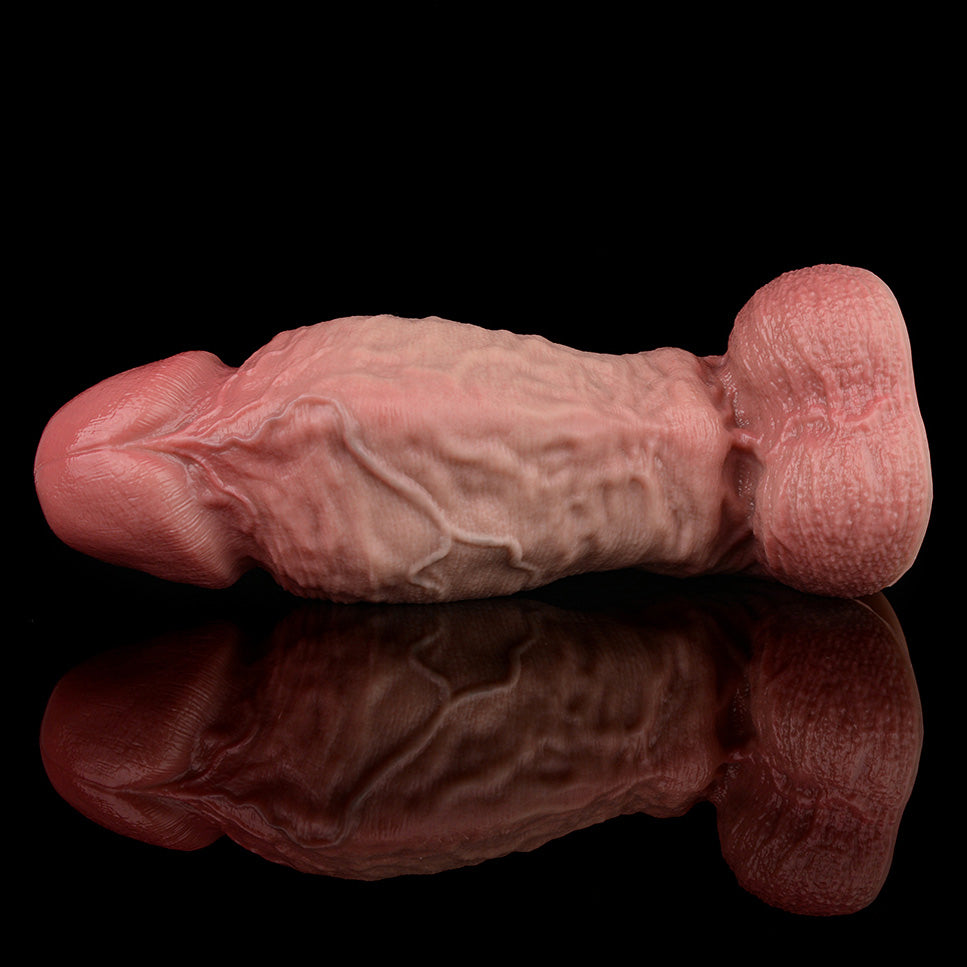 SW815 Luxe Extra Girthy Hyper Realistic Dildo 8.5 Inch with Thick Shaft and Lifelike Skin Texture