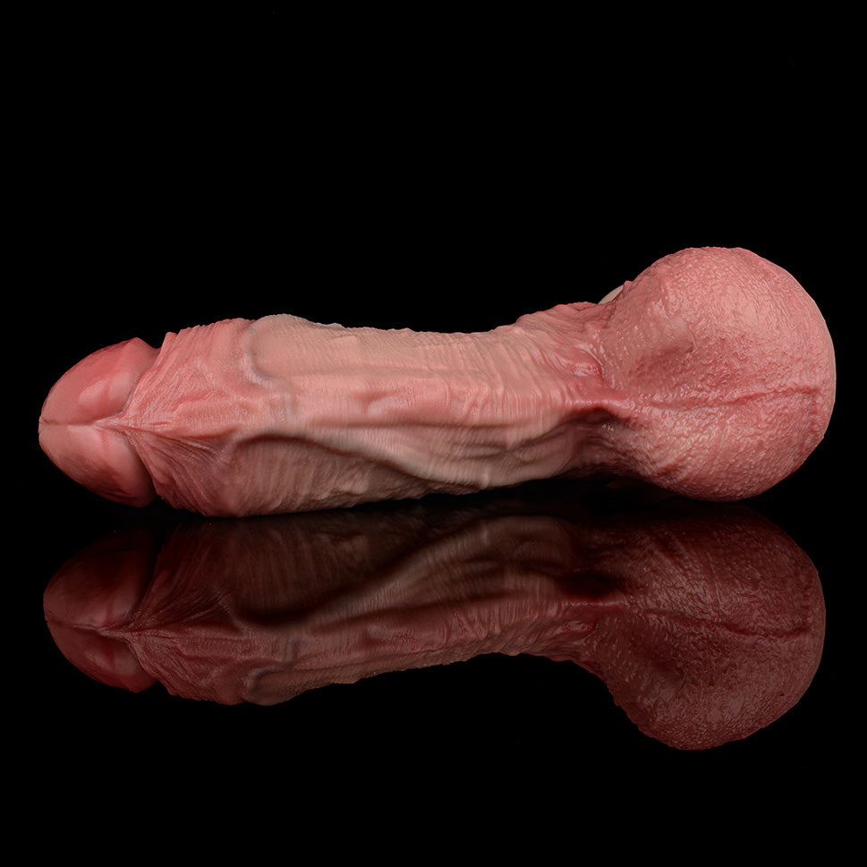 SW819 Luxe Super Realistic Silicone Dildo 7.5 Inch with Prominent Veins and Lifelike Skin Texture