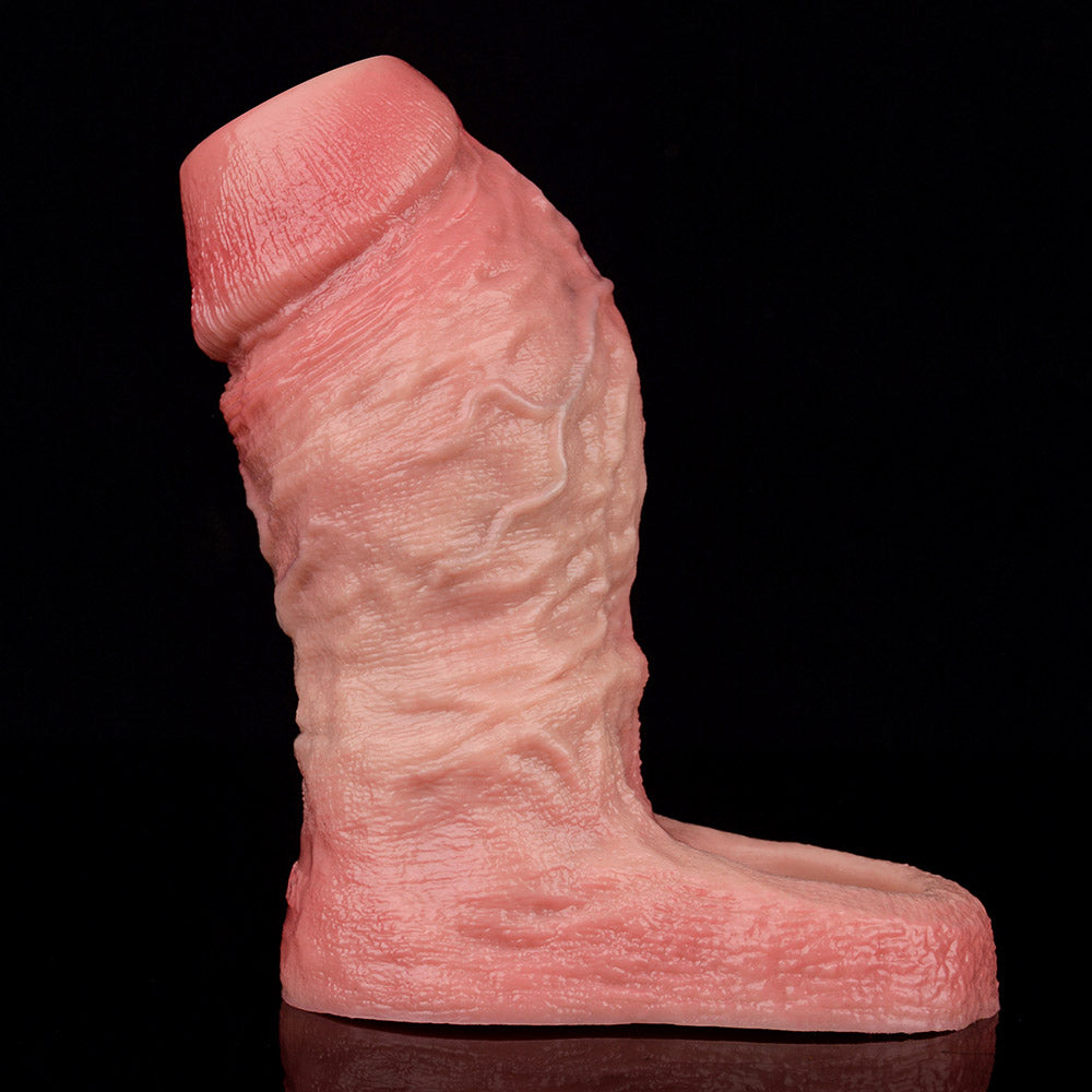 JH24 Luxe Lifelike Silicone Penis Girth Enhancing Sleeve 4–6 Inch (4 sizes) with Bare Glans