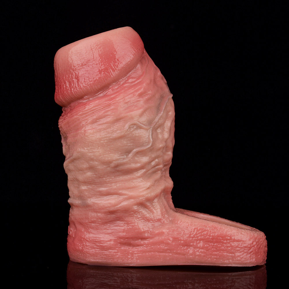 JH24 Luxe Lifelike Silicone Penis Girth Enhancing Sleeve 4–6 Inch (4 sizes) with Bare Glans