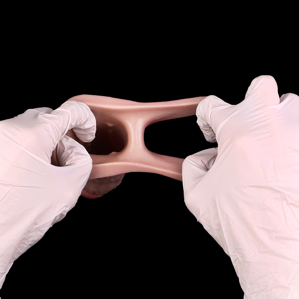 JH70 Luxe Real-Feel Thick Silicone Penis Extender 6.5 Inch with Natural Texture and Soft Skin Feel