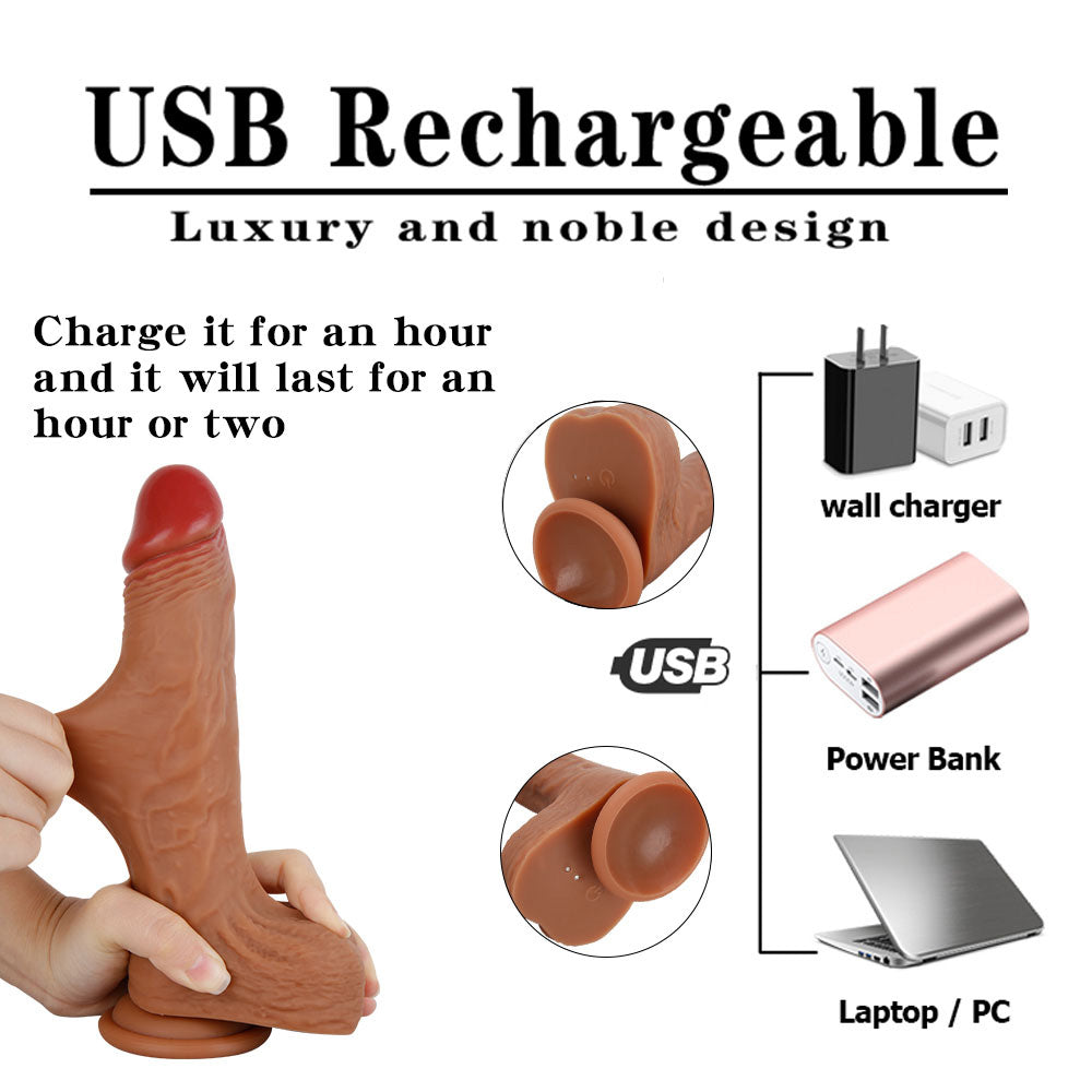 USB charging cable and compatible methods for powering rechargeable dildo