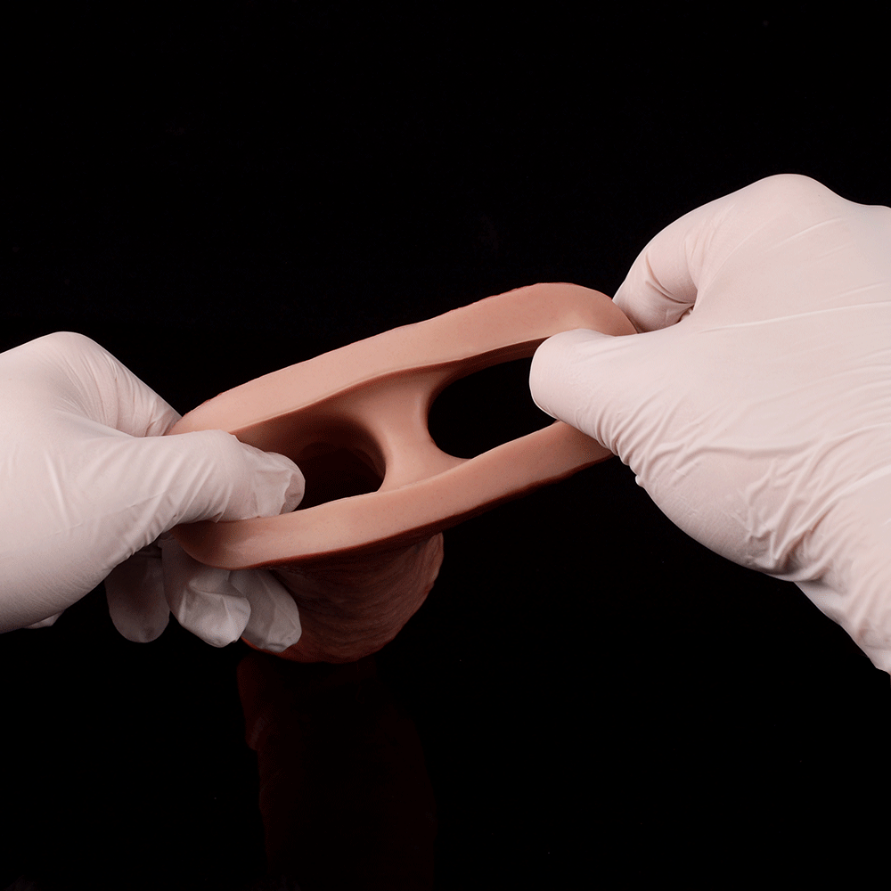 JH21 Luxe Ultra-Realistic Silicone Penis Thickening Sleeve 4–7 Inch (4 sizes) with Exposed Glans