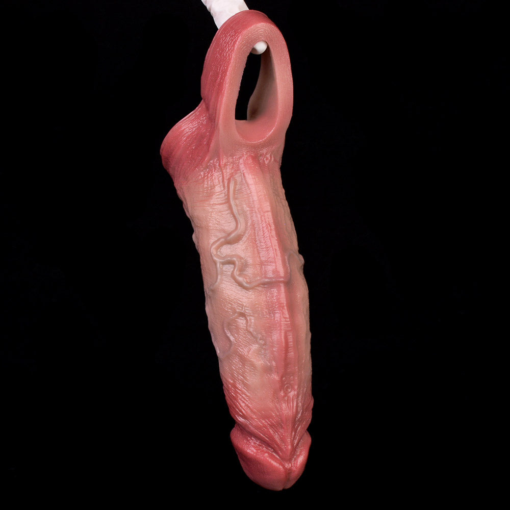 JV69 Luxe Lifelike G-Spot Vibrating Penis Extender 6.5 Inch with 10 Thrilling Modes and Unstoppable Pleasure