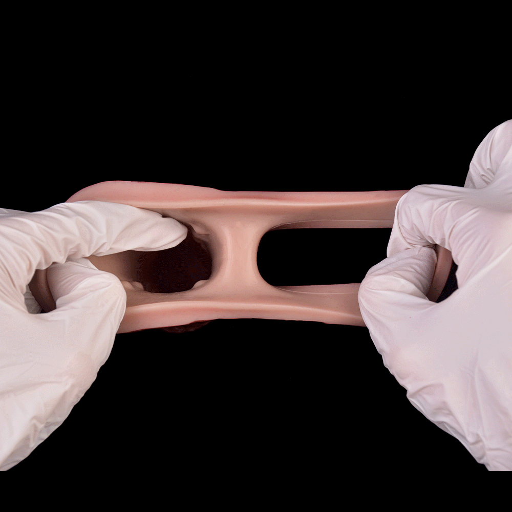 JV71 Luxe Realistic Vibrating Penis Extension Sleeve 7.5 Inch with 2.5" Extra Length and 10 Intense G-Spot Vibration Modes