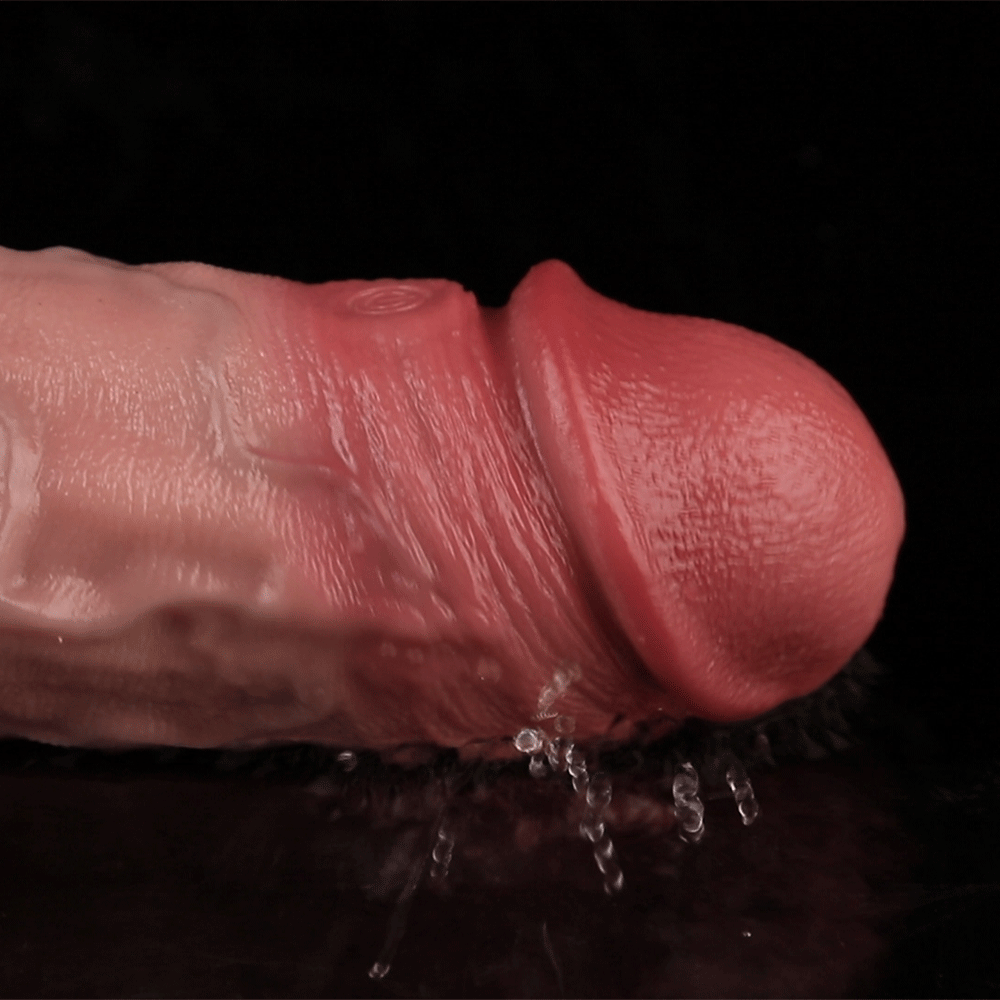 JV72 Luxe Realistic Vibrating Penis Extender 7 Inch with Wireless Remote and 10 Powerful Modes for G-Spot Stimulation