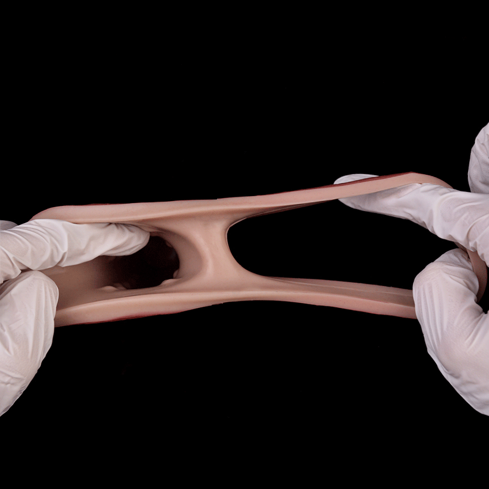 JV77 Luxe Real-Feel Vibrating Penis Extender 7.5 Inch with Extra 2.5 Inch Length and 10 G-Spot Stimulation Modes