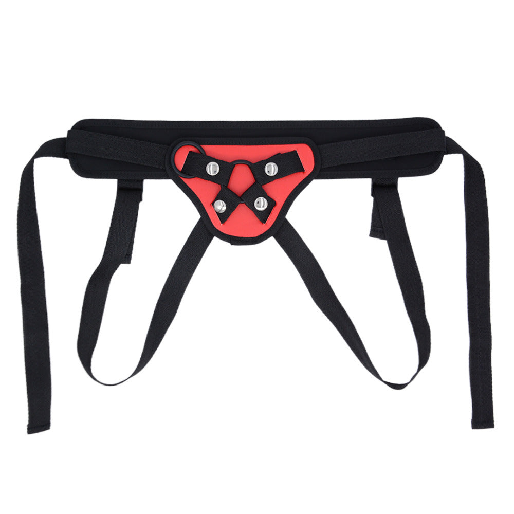XM41 Super-Supportive Full-Back Strap-On Harness with Adjustable Straps and 2 Interchangeable O-Rings