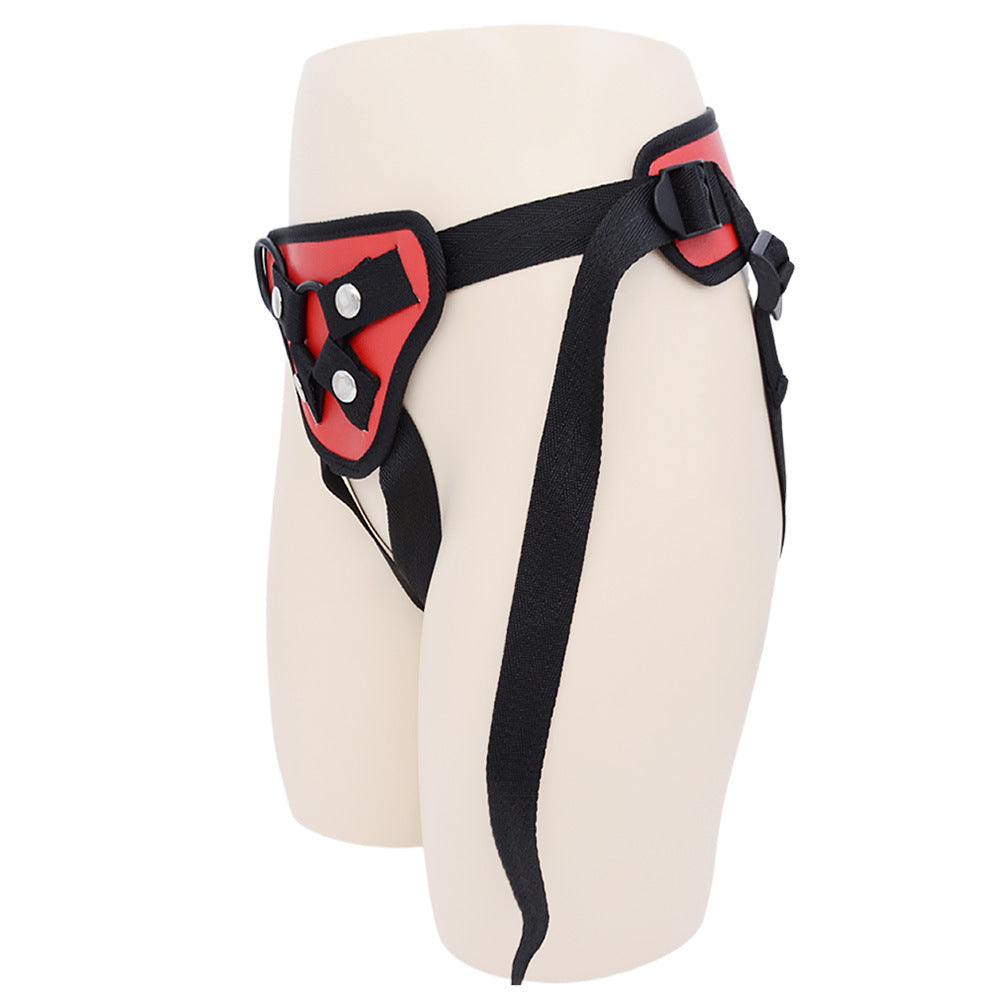 XM41 Super-Supportive Full-Back Strap-On Harness with Adjustable Straps and 2 Interchangeable O-Rings