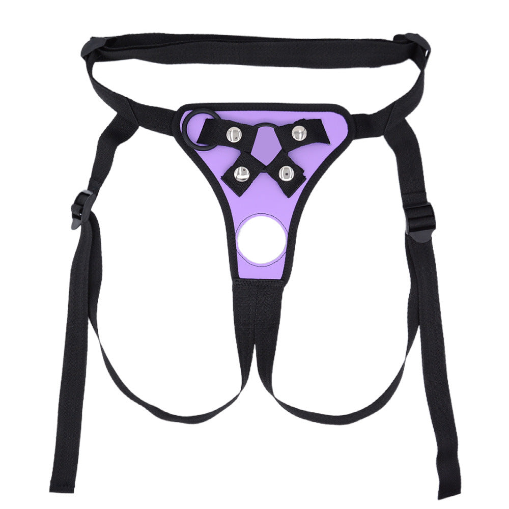 XM45 Dual-Dildo Strap-On Harness with Adjustable Straps and Double O-Ring Openings