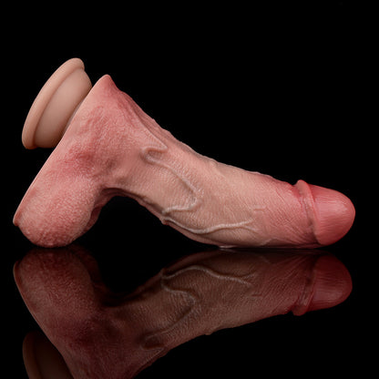 SW810 Luxe Lifelike Silicone Dildo 7.5 Inch with Refined Texture and Elegant Natural Curve