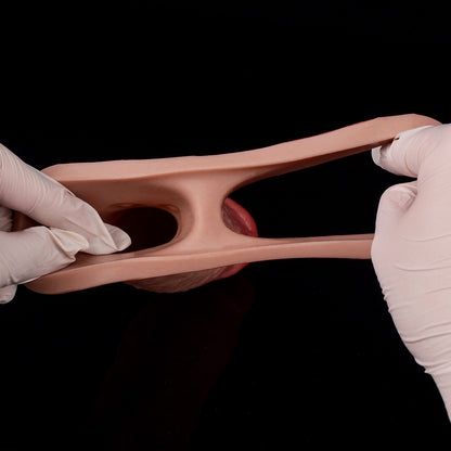 JH22 Luxe Ultra-Realistic Silicone Penis Girth Enhancing Sleeve 4–6 Inch (3 sizes) with Open-Head Design