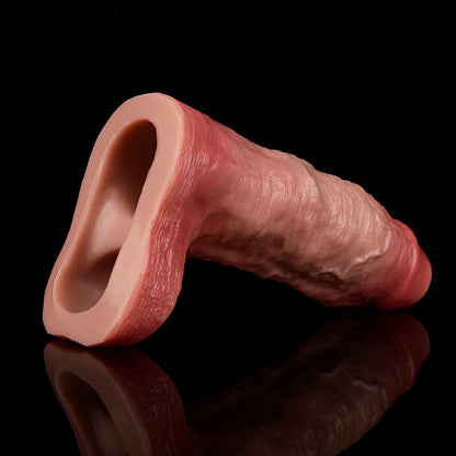 JH22 Luxe Ultra-Realistic Silicone Penis Girth Enhancing Sleeve 4–6 Inch (3 sizes) with Open-Head Design