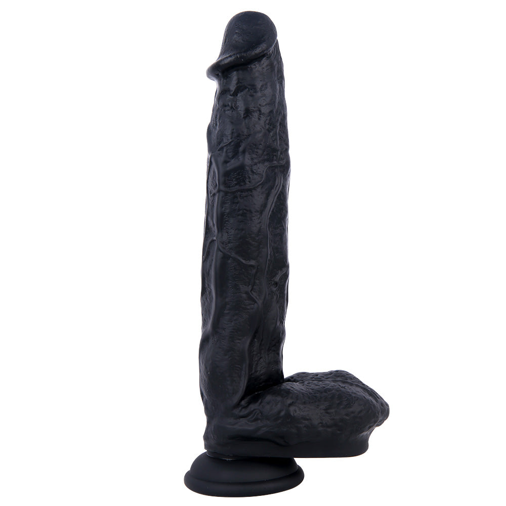 MD79 Extra Large Realistic Silicone Dildo 10.5 Inch with Veiny Texture and Realistic Grip