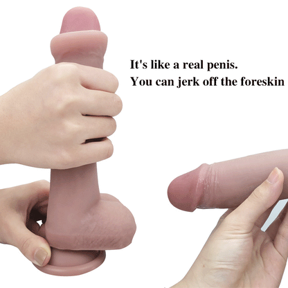 animated sliding foreskin movement for dynamic, lifelike stimulation