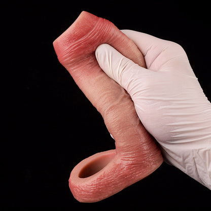 JH20 Luxe Girth-Enhancing Penis Sleeve 4–5.5 Inch (3 sizes) with Open Fit Design and Realistic Skin Feel