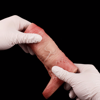 JH20 Luxe Girth-Enhancing Penis Sleeve 4–5.5 Inch (3 sizes) with Open Fit Design and Realistic Skin Feel