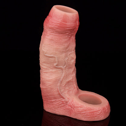 JH20 Luxe Girth-Enhancing Penis Sleeve 4–5.5 Inch (3 sizes) with Open Fit Design and Realistic Skin Feel