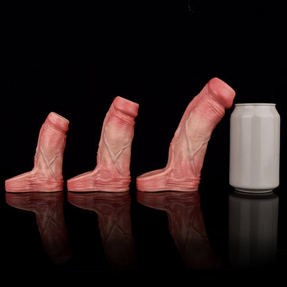JH25 Luxe Realistic Open-Ended Penis Sleeve 4–6 Inch (3 sizes) with Girth Enhancement and Lifelike Vein Texture