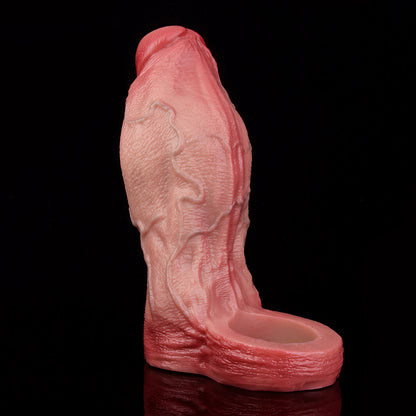 JH35 Pro-Series Open-Ended Penis Sleeve 7 Inch with Massive 2.8" Ultra-Thick Diameter and Realistic Skin Texture