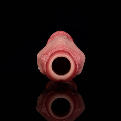 JH35 Pro-Series Open-Ended Penis Sleeve 7 Inch with Massive 2.8" Ultra-Thick Diameter and Realistic Skin Texture