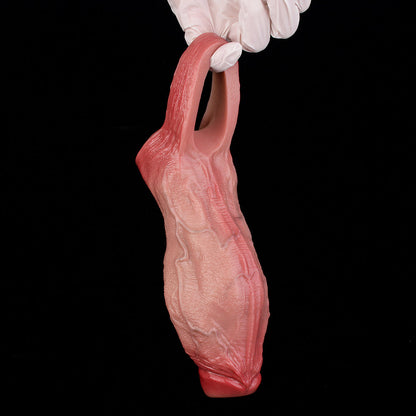 JH35 Pro-Series Open-Ended Penis Sleeve 7 Inch with Massive 2.8" Ultra-Thick Diameter and Realistic Skin Texture