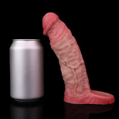 JH88 Luxe Realistic Silicone Penis Extension Sleeve 7 Inch with Real Skin Details and Added 1 Inch Length