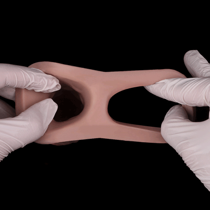 JH88 Luxe Realistic Silicone Penis Extension Sleeve 7 Inch with Real Skin Details and Added 1 Inch Length