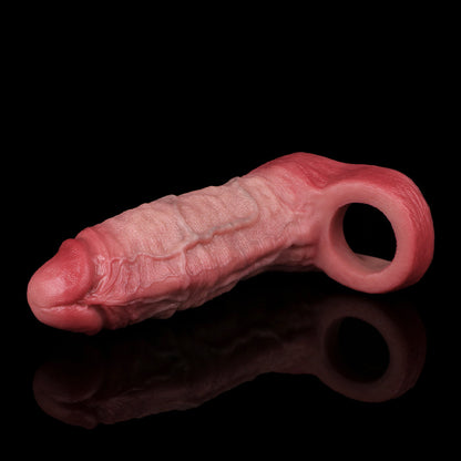JH90 Luxe Realistic Compact Penis Extender 5.5 Inch with Real Skin Texture and 1 Inch Added Length