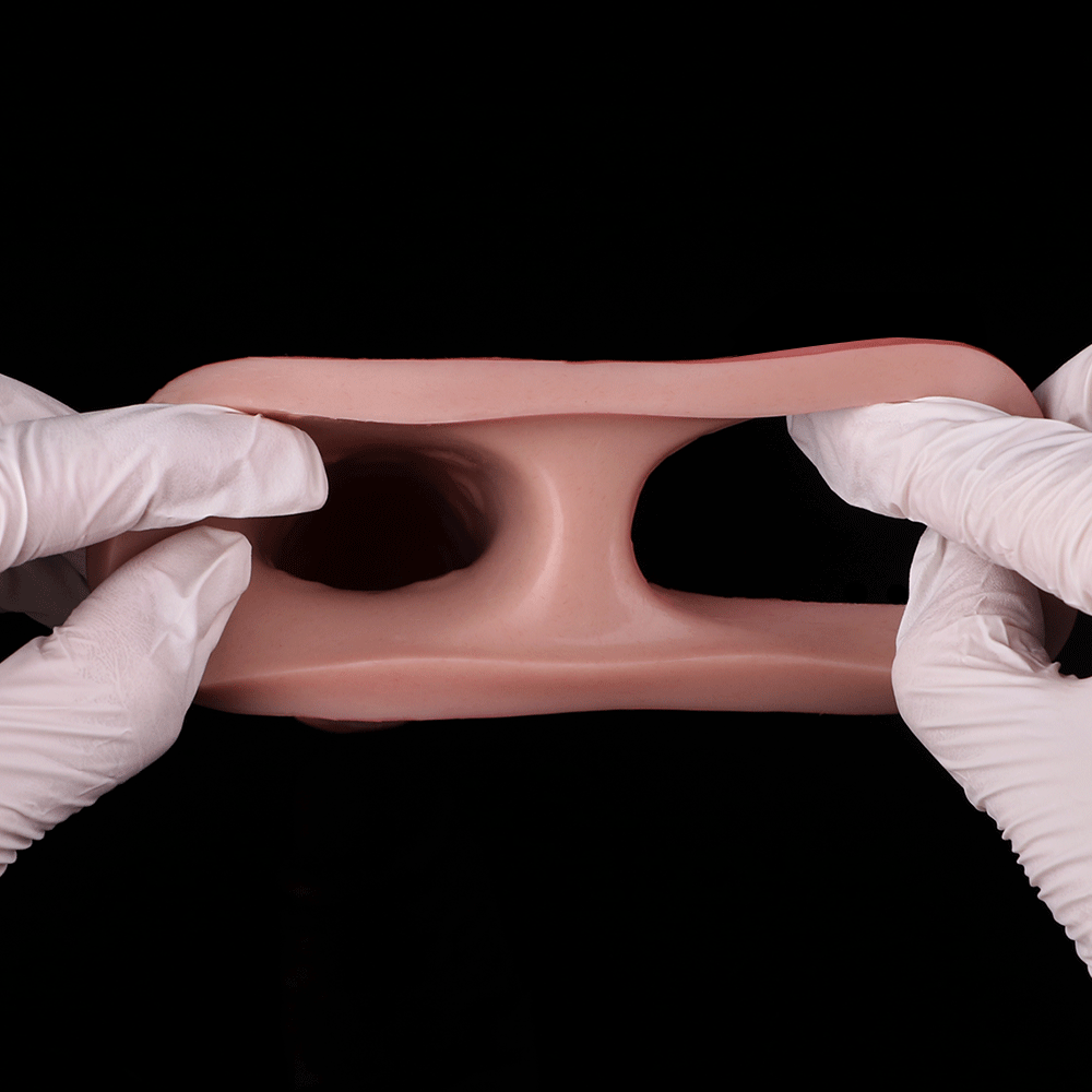JH90 Luxe Realistic Compact Penis Extender 5.5 Inch with Real Skin Texture and 1 Inch Added Length