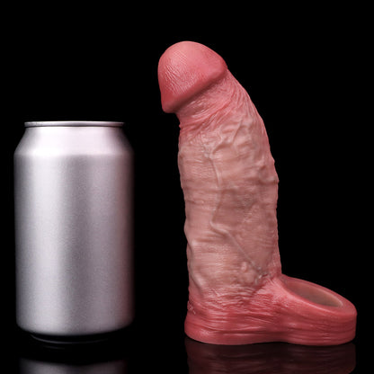 JH91 Luxe Ultra Realistic Penis Sleeve 6.5 Inch with 1 Inch Extension and Natural Upward Curve