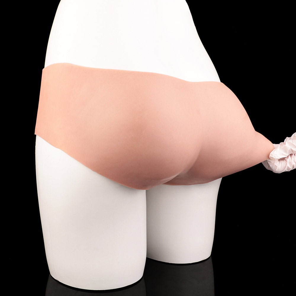 JK04 Ultra-Realistic Large Hollow Strap-On Penis Sleeve 9 Inch with 3-Inch Extension Depth and Sculpted Thick Veins