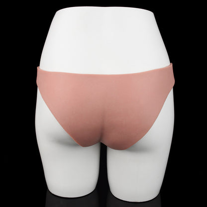 JK12 Luxe Hollow Strap-On Penis Sleeve 7.5 Inch with Natural Fit Waistband and Sculpted Real-Skin Texture