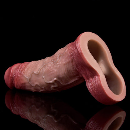 JV69 Luxe Lifelike G-Spot Vibrating Penis Extender 6.5 Inch with 10 Thrilling Modes and Unstoppable Pleasure