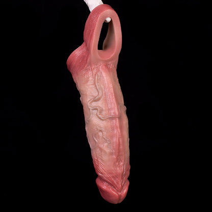 JV69 Luxe Lifelike G-Spot Vibrating Penis Extender 6.5 Inch with 10 Thrilling Modes and Unstoppable Pleasure