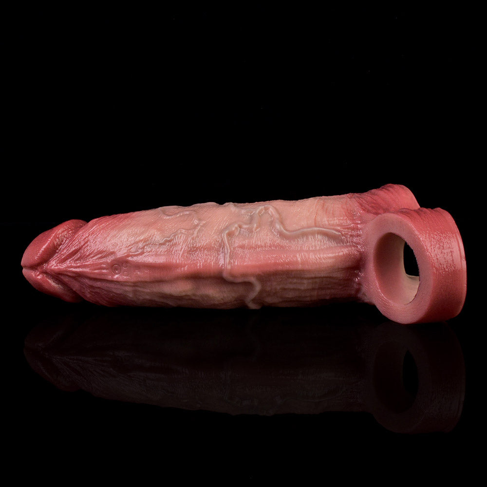 JV69 Luxe Lifelike G-Spot Vibrating Penis Extender 6.5 Inch with 10 Thrilling Modes and Unstoppable Pleasure