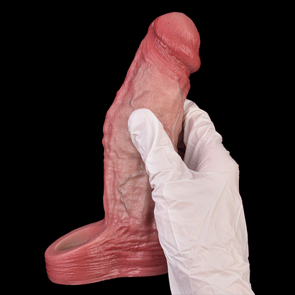 JV70 Luxe Real-Feel G-spot Vibrating Penis Extender 6.5 Inch with Wireless Remote and 10 Vibration Modes