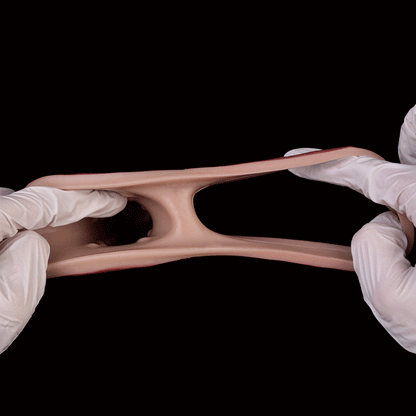 JV77 Luxe Real-Feel Vibrating Penis Extender 7.5 Inch with Extra 2.5 Inch Length and 10 G-Spot Stimulation Modes