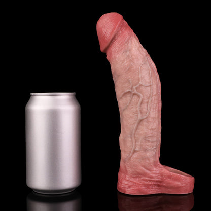 JV83 Premium Remote-Controlled Vibrating Penis Extender 8 Inch with 3 Inch Length Boost and 10 Vibration Modes