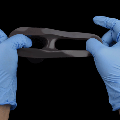 JC81 Luxe Ultra-Realistic Penis Extender 9 Inch with Big Head and Thickened Upper Shaft in Rich Deep Skin Tone