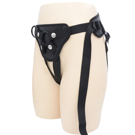 XM41 Super-Supportive Full-Back Strap-On Harness with Adjustable Straps and 2 Interchangeable O-Rings