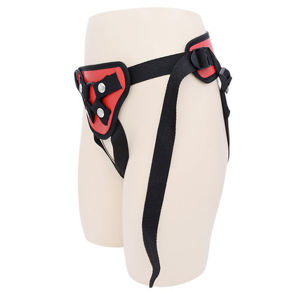 XM41 Super-Supportive Full-Back Strap-On Harness with Adjustable Straps and 2 Interchangeable O-Rings